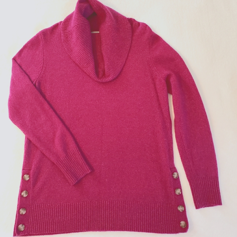 Like new LOFT tunic cowl neck sweater